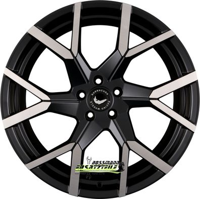 4x Barracuda Tzunamee EVO dark gunmetal brushed 8x18 ET40 - LK5/120 ML72.6 Felgen