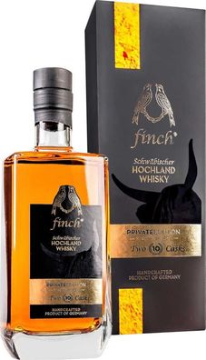 finch Whiskydestillerie Privateedition Two Casks 10 Years 0.5 L Flasche