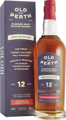 Morrison Scotch Whisky Distillers Old Perth 12 Year Old NV 0.7 L Flasche