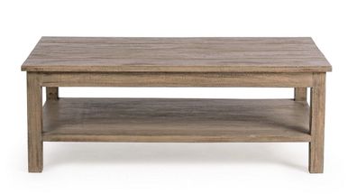 Couchtisch Brasilia 110 x 65 x 40 cm aus Mango-Holz für Innen- und Außenbereich