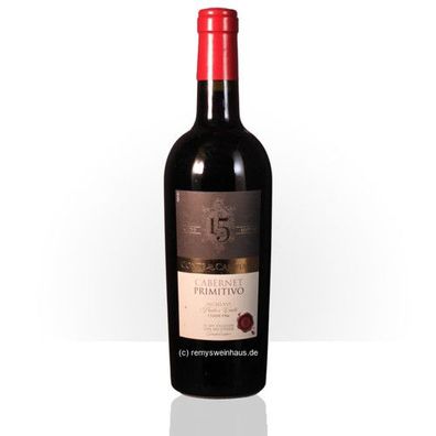 Conte di Campiano 2024 Cabernet Sauvignon Primitivo '15 Gradi' Puglia IGT 0.75
