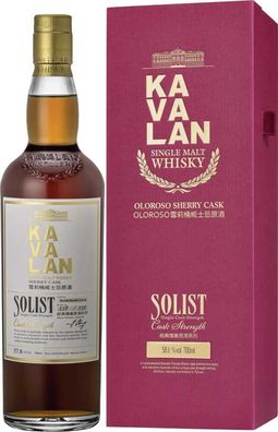 Kavalan Solist Sherry 50-60% Cask Strength NV 0.7 L Flasche (Gr. 0.7 L Flasche)