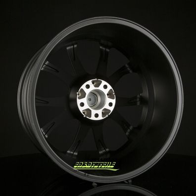 4x MSW MSW 48 matt black 9x19 ET48 - LK5/120 ML74.06 Felge Alu