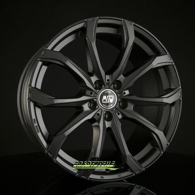 4x MSW MSW 48 matt black 9x19 ET44 - LK5/112 ML73.1 Felge Alu