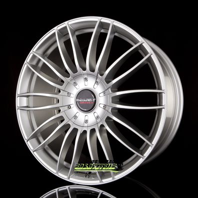 4x Borbet CW3 sterling silver 9x20 ET45 - LK5/120 ML72.6 Felge Alu