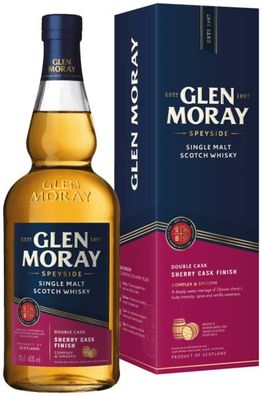Glen Moray Sherry Cask Finish Speyside Single Malt NV 0.7 L Flasche