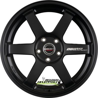 4x Borbet DB8GT2 black matt 8.5x18 ET40 - LK5/112 ML72.5 Felge Alu