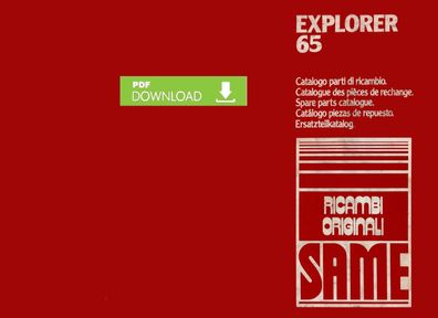 Ersatzteilliste für den Same Explorer 65