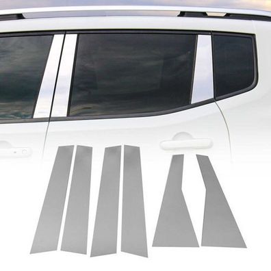 B-Säule Türsäulen Verkleidung für Honda CR-V 2018-2025 Edelstahl Silber 6tlg