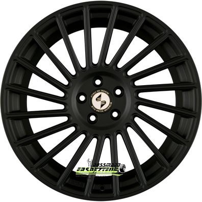 4x Etabeta Venti-R black matt 8.5x19 ET45 - LK5/108 ML78.1 Felge Alu