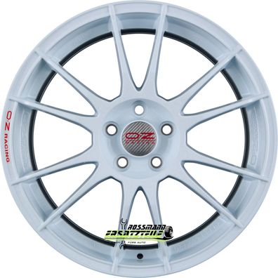 4x OZ Ultraleggera race white 7x17 ET37 - LK4/100 ML68 W0170920030 Felgen Alufelgen
