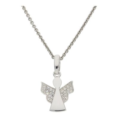 JuwelmaLux Schutzengel Anhänger 925 Sterling Silber Zirkonia JL20-02-0662