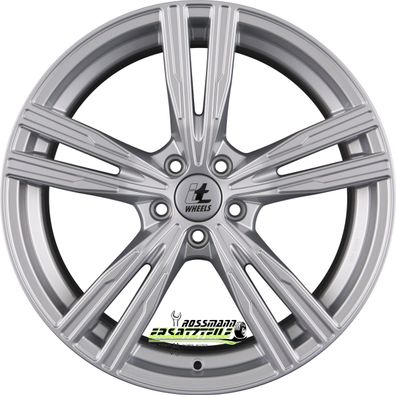 4x itWheels Amos gloss silver 8x19 ET40 - LK5/112 ML66.6 Felge Alu