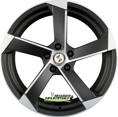 4x Etabeta Magic black matt full polished 9x20 ET33 - LK5/112 ML66.5 Felge Alu