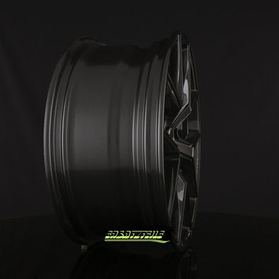 4x Momo RF01 stardust glossy black 8.5x19 ET20 - LK5/112 ML66.6 Felge Alu