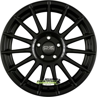 4x OZ Superturismo LM matt black 7.5x17 ET42 - LK4/100 ML68 Felge Alu