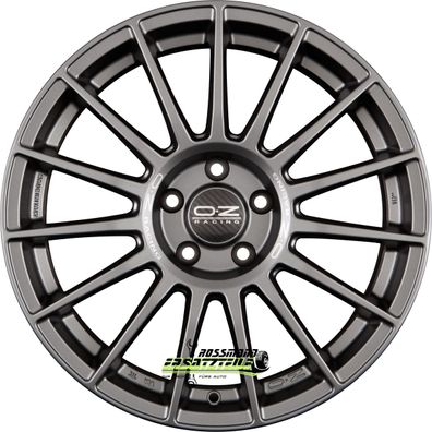 4x OZ Superturismo LM matt graphite 7.5x17 ET35 - LK5/112 ML75 W0188120246 Felgen