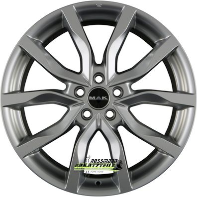 4x Mak Köln silver 8.5x20 ET32 - LK5/112 ML66.45 Felgen Alufelgen