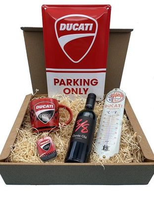 Geschenkbox Ducati Parking Only Spezial Wein Box Large
