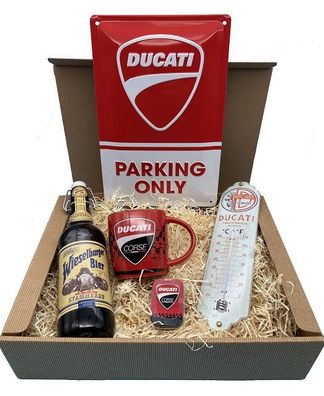 Geschenkbox Ducati Parking Only Spezial Bier Box Large