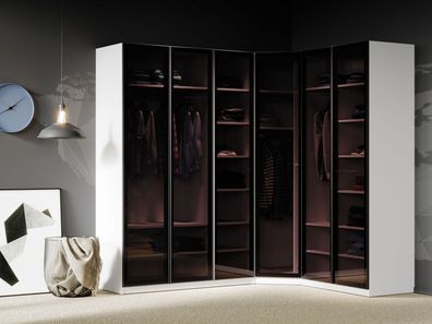 Almila LEGEND Moon Eckkleiderschrank mit Glastüren