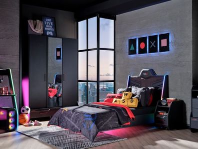 Almila ROOX Gaming Jugendzimmer, 3-tlg