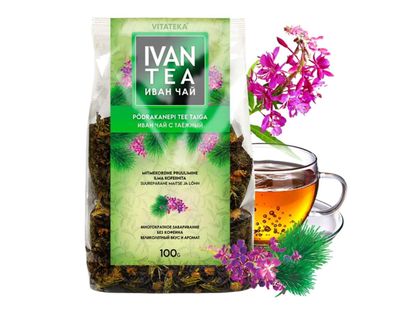 Ivan Tee Taigatee mit Kiefernknospen Tannennadeln fermentiert Weidenröschen 100 g