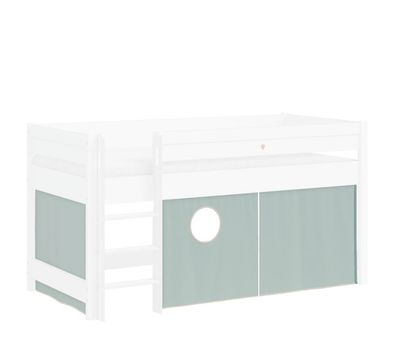 Cilek Montes Medium Hochbett Spielvorhang in grün