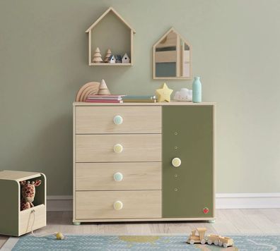 Cilek MONTES natur Kommode mit Tür