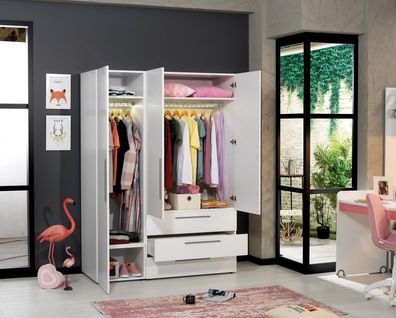 Almila NEO Kleiderschrank, 3-trg