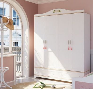 Almila BIANCA Kleiderschrank, 4-türig