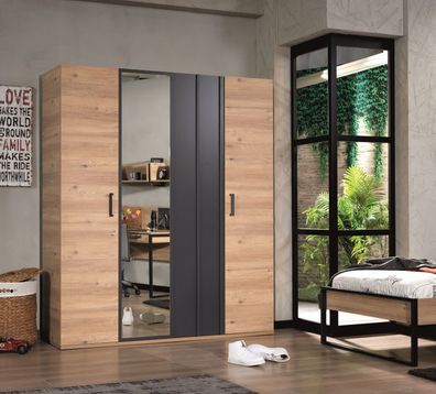 Almila IRONY Kleiderschrank 4-türig