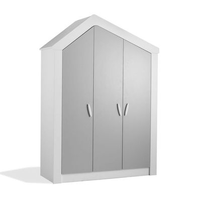 Caploonba WHITE HOUSE Kleiderschrank 3-türig-Ausstellungsstück