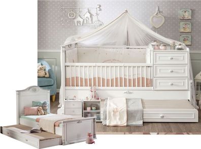 Cilek Romantic Babybett mitwachsend, 80x130-180 cm