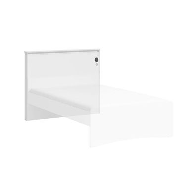 Cilek WHITE flaches Kopfteil