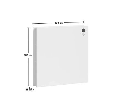 Cilek WHITE Kopfteil mit Regal