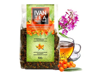 Ivan Tee Taigatee mit Sanddorn fermentiert sibirisches Getränk 100 g