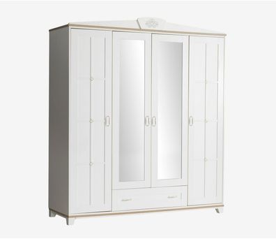 Kupa NEW FREZYA Kleiderschrank 4-türig