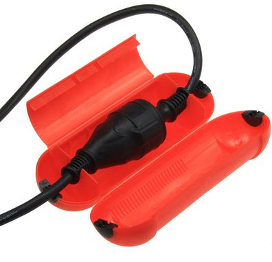 ChiliTec Sicherheits Schutzbox für Kabel IP44 rot 205 x 68 mm (Bulk)