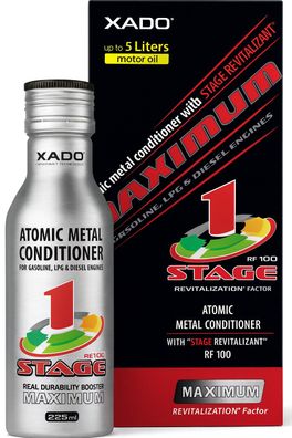 XADO Motoröl Additiv 1 Stage Maximum Motor Reparatur & Verschleiß Schutz Patent