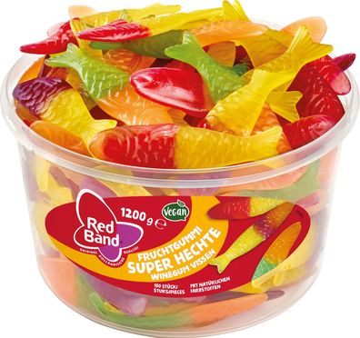 Red Band Fruchtgummi Super Hechte 100 Stück 1,2 kg