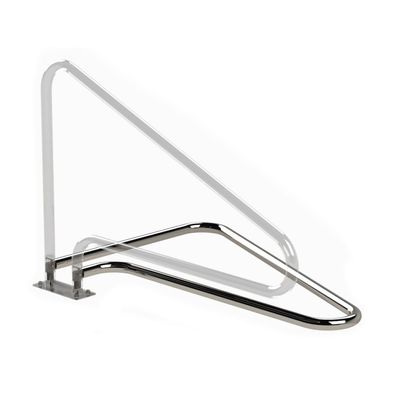 IDEAL Eichenwald Griffbogen | V4A | kippbar | Holm Ø 40 mm Höhe 850 mm