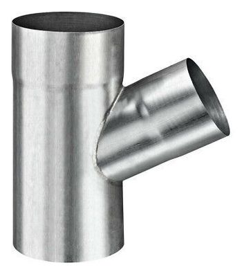 Titanzink Fallrohrabzweig 72&deg; ink &Oslash; 60 - 120mm