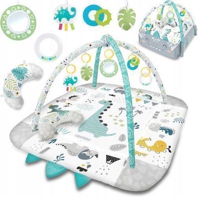 Ricokids Pädagogische MATTE FÜR BABY GROSS Interaktiv + KISSEN