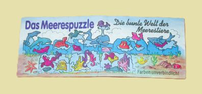 Beipackzettel Hai-Puzzle 1993