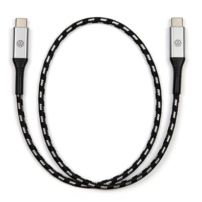 Original VW Anschlusskabel USB-C Premium Ladekabel beleuchtet 50cm 000051446CB