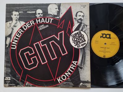 City - Unter Der Haut / Kontra 12'' Vinyl Maxi Germany