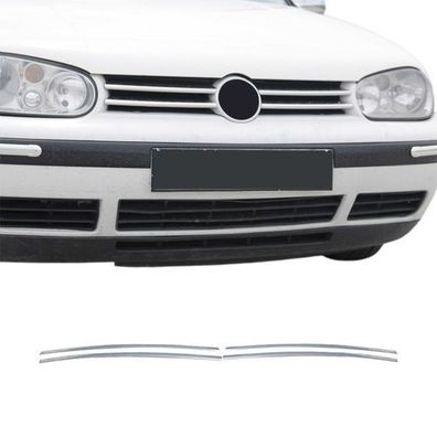 Kühlergrill Leisten Grillleisten für VW Golf 2003-2009 Edelstahl Silber 4tlg