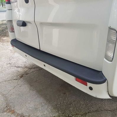Ladekantenschutz Stoßtangenschutz für Opel Vivaro 2001-2014 Matt ABS Schwarz