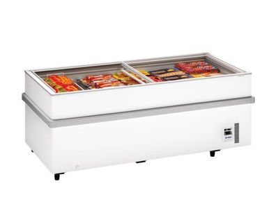 KBS Eiscreme Tiefkühltruhe mit geradem Schiebedeckel 839 Liter 2050x960x780 mm